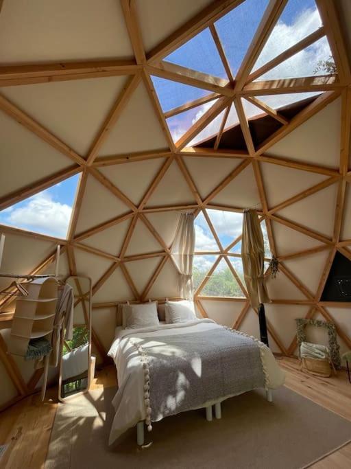Dome Insolite Lichen Jacuzzi Et Petits-Dejeuners Inclus Gondrin エクステリア 写真